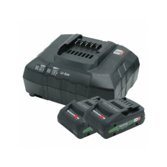 2 Batteries 18 V 4 Ah LIHD + Chargeur - D-Work