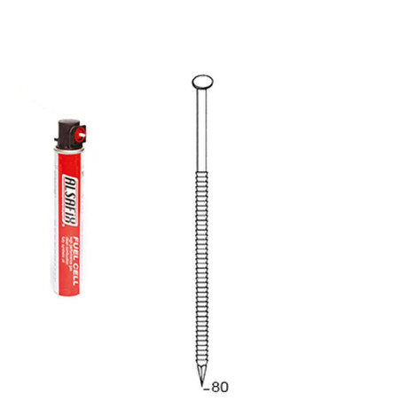 Pack de 2040 Ptes Galva 28 x 80 – 34° avec 2 Gaz – Résistance et Durabilité – ALSAFIX - ALSAFIX