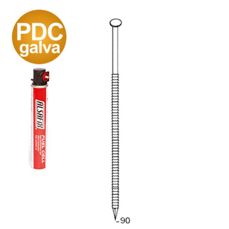 Pack de 2040 Ptes 31 x 90 mm – Galva, Norme PDC – Fixation Sécurisée et Durable - ALSAFIX