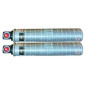 Pack de 34° 40x40 Scrail Galva + 1 Gaz – 34 Vis, Dimensions 40x40 mm – Fixation Sécurisée et Durable - ALSAFIX