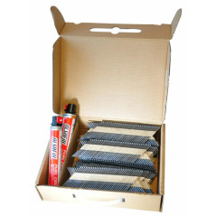 Pack D34 3300 Ptes – 2,8 x 63 mm, Lisses – Idéal pour Fixations Multiples – ALSAFIX - ALSAFIX