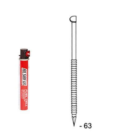 Pack D34 3300 Ptes 2,8 x 63 mm – Annelées, Acier – Fixation Sécurisée et Pratique - ALSAFIX
