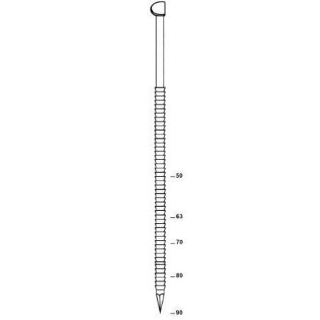 Pack D34 2200 Ptes – 3,1 x 90 mm, Anelées – Pratique et Efficace - ALSAFIX