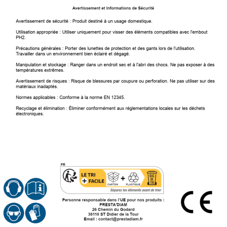 Embout de Vissage 157 mm PH2 – 157 mm – Acier, Résistance et Précision - ALSAFIX