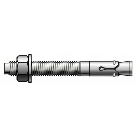 50 Goujons d'Ancrage T 12 x 100 mm – Zingués, Norme ATE Option 7 – Fixation Sécurisée et Durable - ALSAFIX