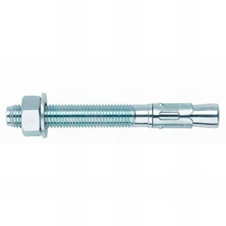 25 Goujons d'Ancrage T Zingués – D.12 mm, Longueur 120 mm – Fixation Sécurisée et Durable - ALSAFIX