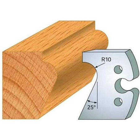 Jeu de 2 Fers Profilés Acier HT 50mm - N°248 - Outils de Précision pour Usinage - LEMAN