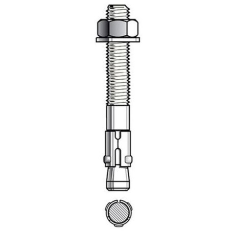 Goujon T 8-5/50 – Inox A4, Blister de 10 pcs – Fixation Sécurisée et Durable - ALSAFIX
