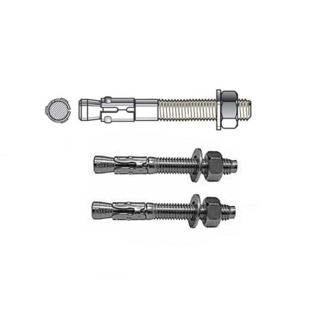 100 Goujons d'Ancrage T Version Inox A4 Ate Option 7 - 10x60 mm - D-Work