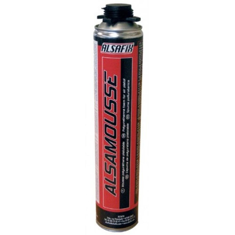 Mousse Polyuréthane de Collage d'Isolation Pistolable Alsamousse Iso - 750 ml - D-Work