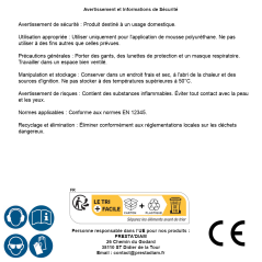 Pistolet pour Mousse Polyuréthane Tf - 750 ml - D-Work