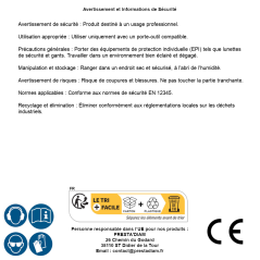 Foret de Centrages D.9 mm x LT.120 mm – Outil de Précision – Idéal pour Perçage Précis - ALSAFIX