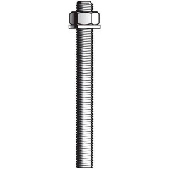 10 Tiges Filetées M10 x 130 mm – Inox A4 avec Écrou et Rondelle – Résistance et Anticorrosion - ALSAFIX