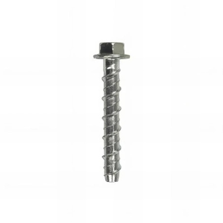 100 Vis d'Ancrage Béton Auto-Taraudeuse D.6 x Lt.100 mm – Acier, Norme PO27024 – Fixation Sécurisée et Durable - ALSAFIX
