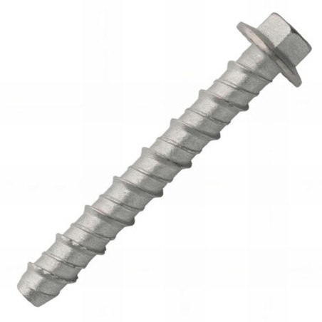 20 Vis d'Ancrage Béton Auto-Taraudeuse D.16 x Lt. 100 mm – Acier, Norme PO27080 – Fixation Sécurisée et Durable - ALSAFIX