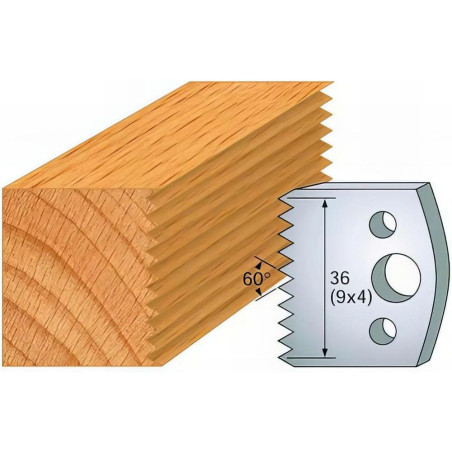 Jeu de 2 Fers Profilés Acier HT 40mm - N°117 - Précision et Durabilité - LEMAN