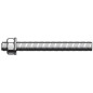 Tige Zinguée M12 165 mm – Lot de 5 – Acier Zingué, Résistantes et Durables - ALSAFIX