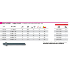 Tige Zinguée M16 190 mm – Lot de 5 – Acier Zingué – Résistance et Durabilité - ALSAFIX