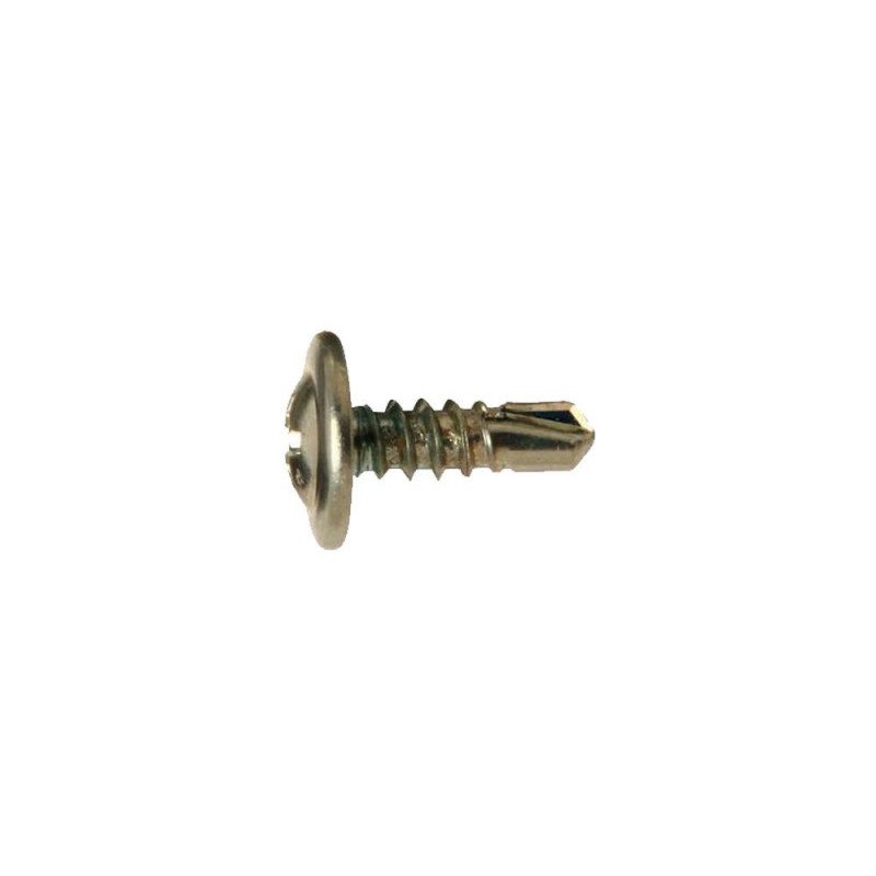 1 000 Vis Tête Bride Autoforeuse Zinguée PH2 - 4.2x13 mm - D-Work 1 000 Vis Tête Bride Autoforeuse Zinguée PH2 - 4.2x13 mm - D-Work