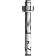 100 Goujons d'Ancrage T D.8 mm x Lt.60 mm – Zingués, Norme ATE – Fixation Sécurisée et Durable - ALSAFIX