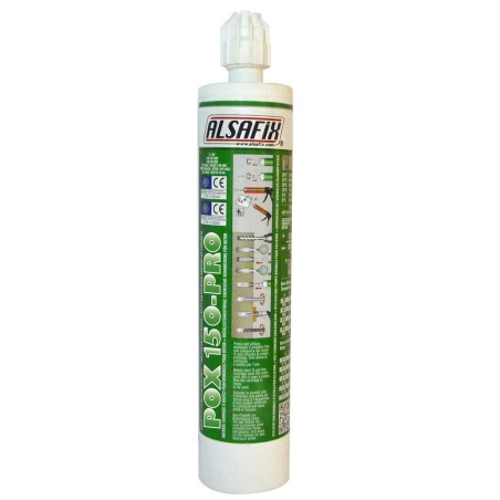 Cartouche de Scellement Chimique Epoxy Grise Pox150-Pro - 265 ml - D-Work