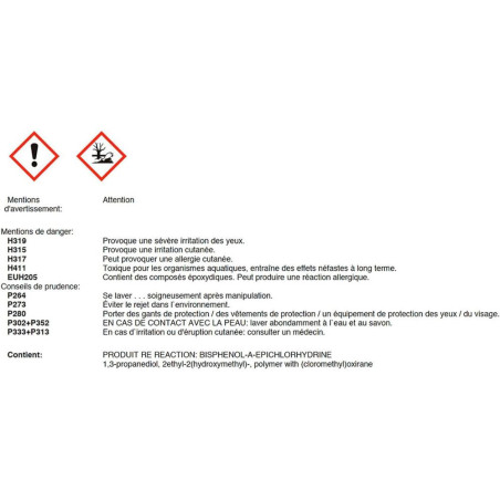 Cartouche de Scellement Chimique Epoxy Grise Pox150-Pro - 265 ml - D-Work