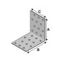 Plaque Perforée - 100x400x2 mm - D-Work Plaque Perforée - 100x400x2 mm - D-Work