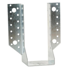 Sabot de Charpente à Ailes Extérieures 80 x 40 x 140 mm – Acier, Norme 2,0 mm – Résistance et Stabilité - ALSAFIX
