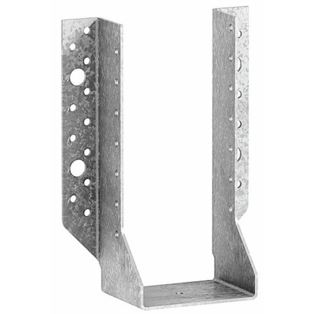 Sabot de Charpente à Ailes Extérieures 80 x 80 x 150 mm – Épaisseur 2,0 mm – Résistance et Stabilité - ALSAFIX