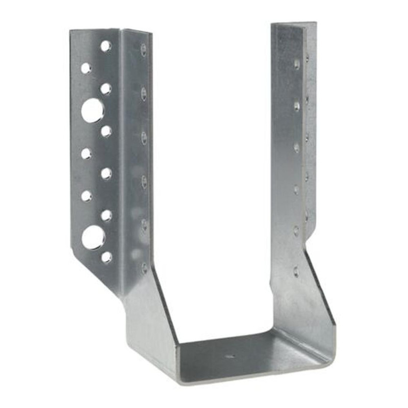 Sabot de Charpente à Ailes Extérieures 80 x 100 x 140 mm – Acier, Épaisseur 2,0 mm – Résistance et Stabilité - ALSAFIX