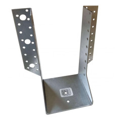 Sabot de Charpente à Ailes Extérieures 100x140x4,0 – Acier, Résistant et Durable – ALSAFIX - ALSAFIX