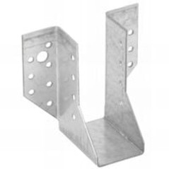 Sabot de Charpente à Ailes Extérieures 80 x 100 x 200 mm – Acier, Norme AL-SE100200 – Résistance et Stabilité - ALSAFIX