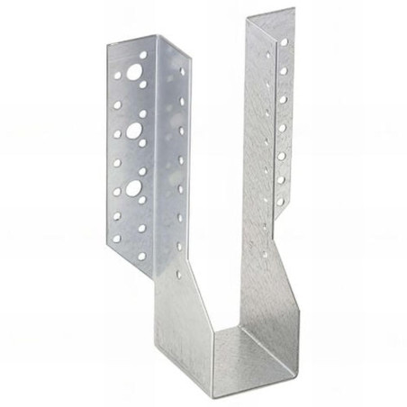 Sabot de Charpente à Ailes Extérieures 80 x 120 x 220 mm – Épaisseur 2,5 mm – Résistance et Stabilité - ALSAFIX
