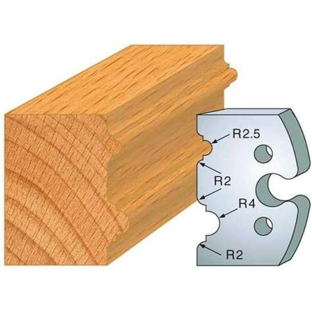Jeu de 2 Fers Profilés Acier HT 50mm - Résistance Élevée - Idéal pour Usinage Précis - LEMAN
