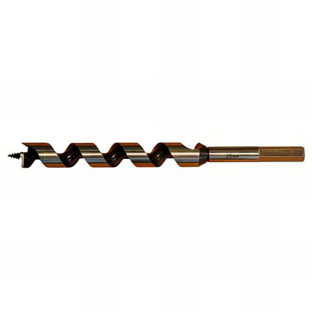 Mèche Charpente Spirale Unique Q. 6 Pans D. 26 x LT. 235 x Lu. 160 mm – Performance Optimale pour Bois - ALSAFIX