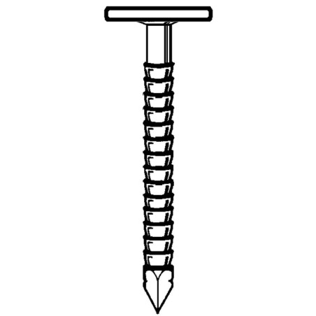 Pointe en Vrac Tête Extra Large (TEL) 3,1 x 30 mm – Galvanisée à Chaud – Résistante et Durable – Alsafix - ALSAFIX