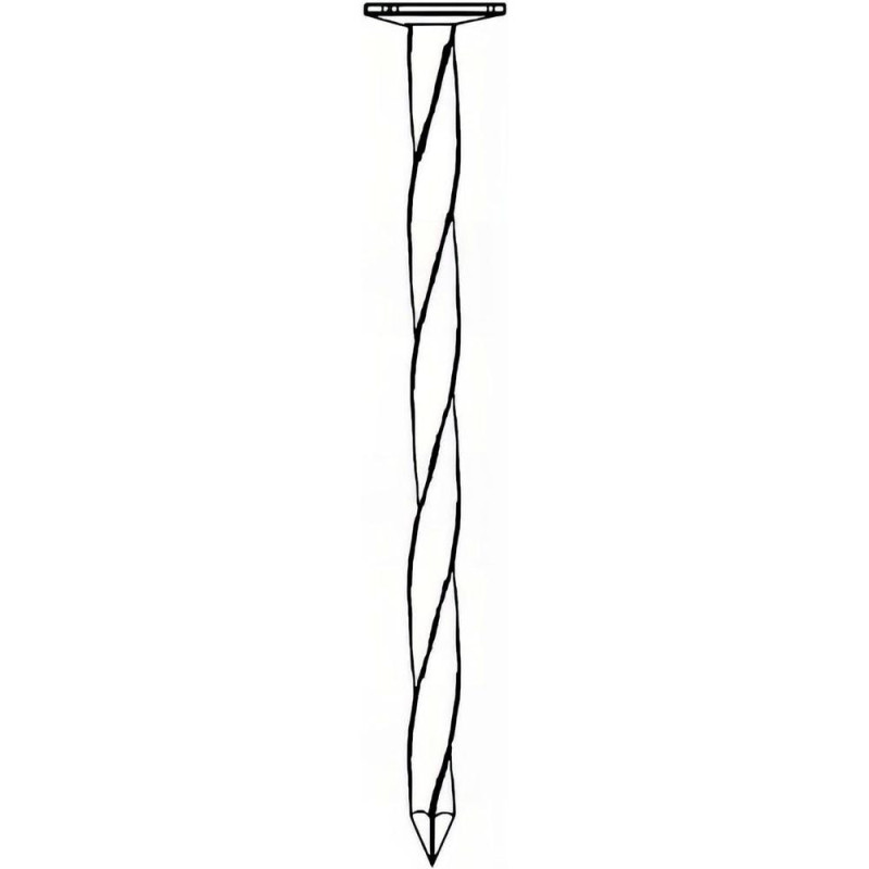 Pointe Galvanisée à Chaud 3,6 x 90 mm – Tête Plate, Carré Torsadé – Résistante et Durable - ALSAFIX