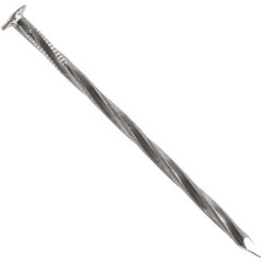Pointe Galvanisée à Chaud 3,6 x 90 mm – Tête Plate, Carré Torsadé – Résistante et Durable - ALSAFIX