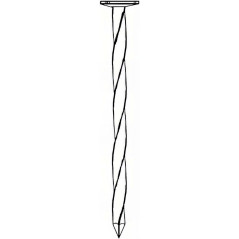 Pointe Galvanisée à Chaud 5,5 x 140 mm – Tête Plate, Carré Torsadé – Fixation Sécurisée et Durable - ALSAFIX
