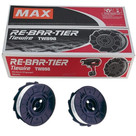 Bobine Fil Acier Brut 21.5 kg – 0.8 mm, Résistante et Durable – ALSAFIX - ALSAFIX
