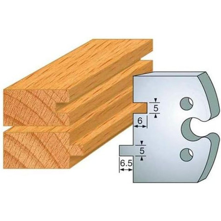 Jeu de 2 Fers Profilés Acier HT 50mm - Résistance et Précision - Outil Indispensable pour Menuiserie - LEMAN