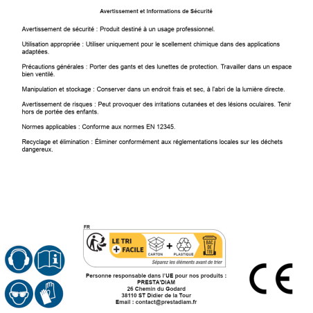 Cartouche de Scellement Chimique Vinylester 400 ml – Grise, Résistante et Durable – ALSAFIX - ALSAFIX
