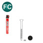 Pack de 2 Clous Scrail 200 cl – D.2,5 x 50 mm + 2 Cartouches de Gaz 80 ml – Fixation Efficace et Pratique - ALSAFIX