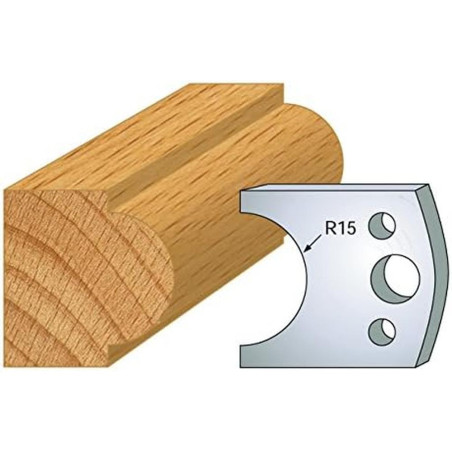 Jeu de 2 Fers Profilés Acier HT 40mm - N°066 - Précision et Durabilité - LEMAN