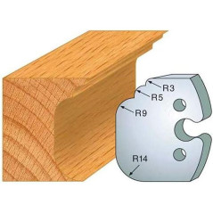 Jeu de 2 Fers Profilés Acier HT 50mm - N°225 - Précision et Durabilité pour Usinage - LEMAN