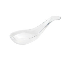 50 Cucchiai Bouchées Indhye 1,7 cl de 102 x 38 x Ht. 32 mm Riutilizzabile, riciclabile 100% francese - Trasparente - D-Work