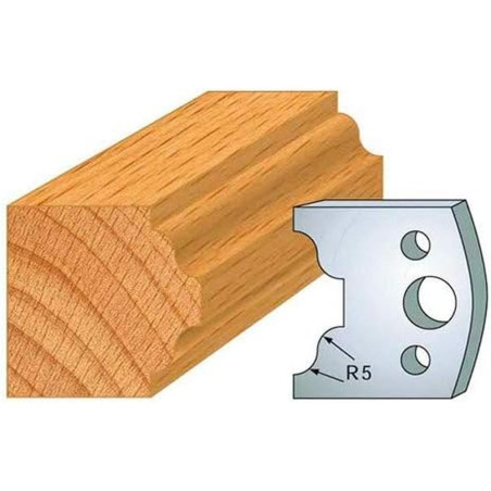 Jeu de 2 Fers Profilés Acier HT 40mm - Résistance et Précision - Outils Indispensables pour Menuiserie - LEMAN