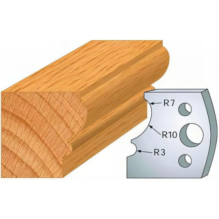Jeu de 2 Fers Profilés Acier HT 40mm - N°105 - Précision et Durabilité pour Usinage - LEMAN