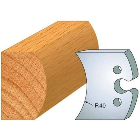 Jeu de 2 Fers Profilés Acier HT 50mm N°215 - Résistance et Précision - Outil Indispensable pour Menuiserie - LEMAN