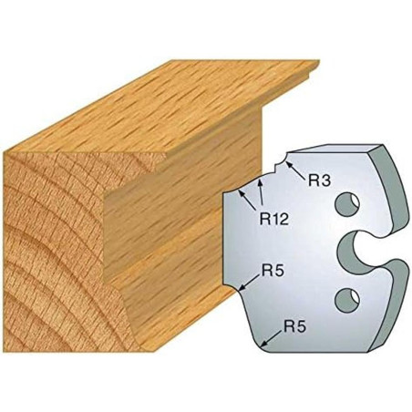 Jeu de 2 Fers Profilés Acier HT 50mm - N°217 - Précision et Durabilité pour Usinage - LEMAN